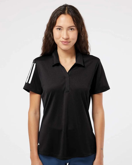 Women's Floating 3-Stripes Polo black/ white