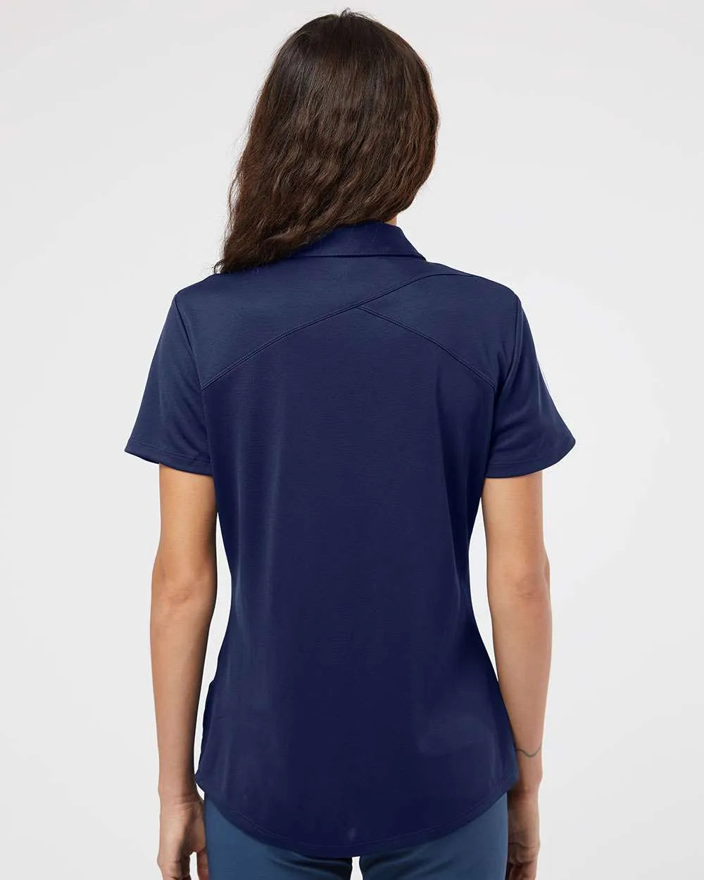 Women's Floating 3-Stripes Polo team navy blue/ white_2