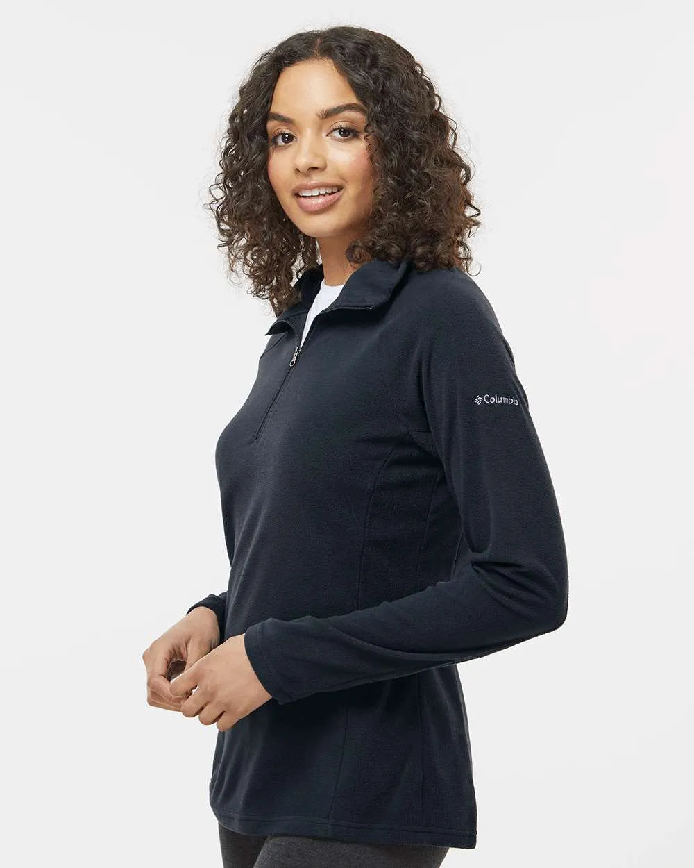 Women's Glacial™ IV Half-Zip Fleece Pullover Black_1