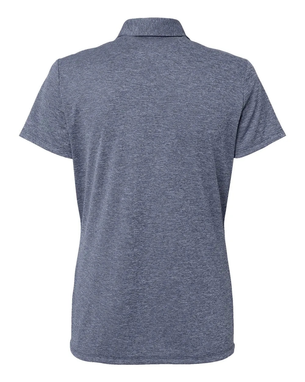 Women's Heathered Polo collegiate navy melange_5