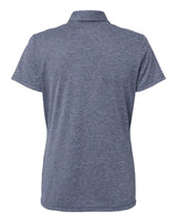 Women's Heathered Polo collegiate navy melange_5