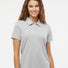 Women's Heathered Polo grey two melange