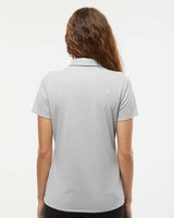 Women's Heathered Polo grey two melange_2