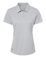 Women's Heathered Polo grey two melange_3