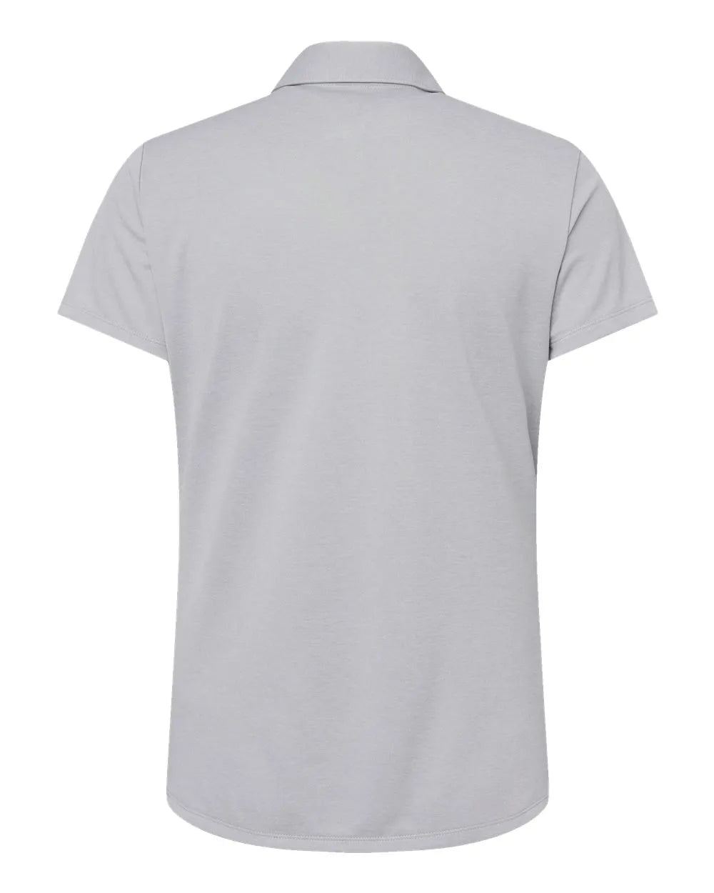 Women's Heathered Polo grey two melange_5