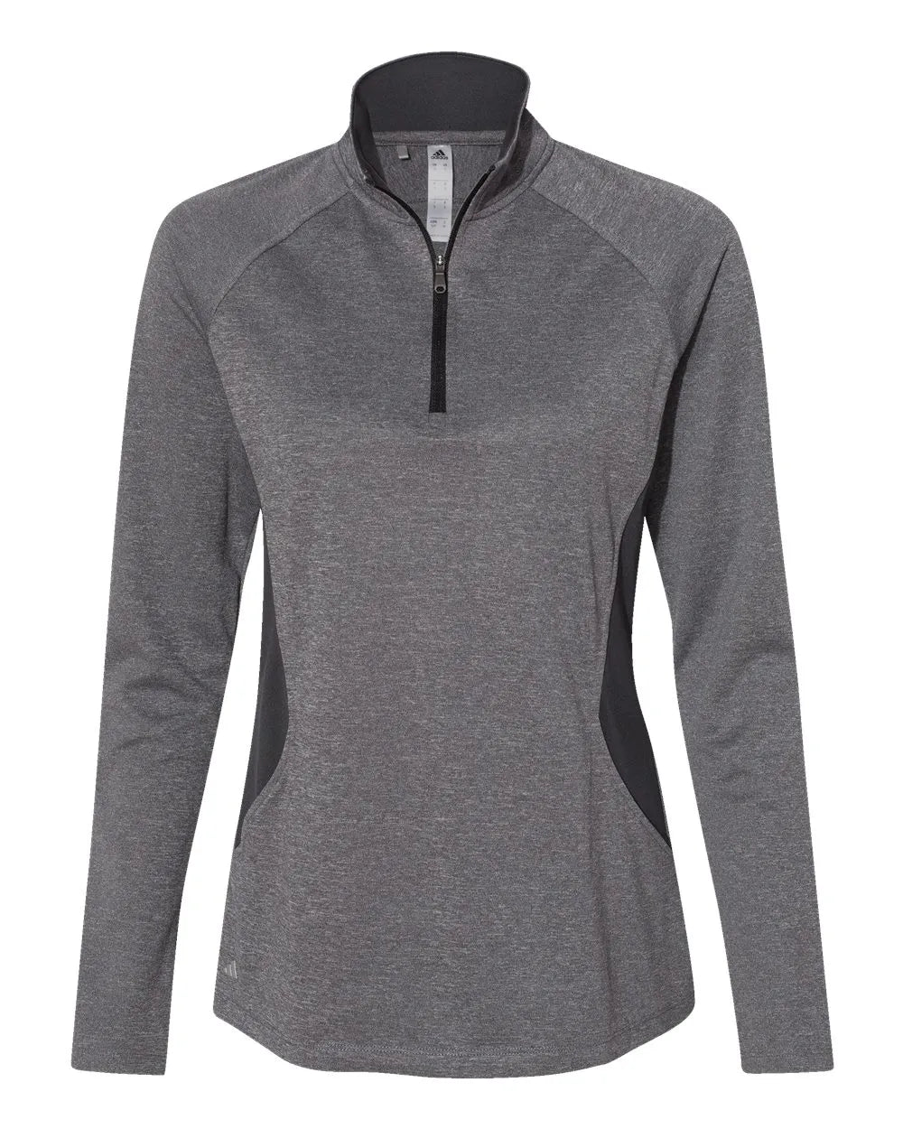 Women's Lightweight Quarter-Zip Pullover black heather/ carbon_3