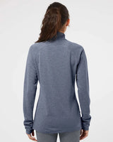 Women's Lightweight Quarter-Zip Pullover collegiate navy heather/ carbon_1