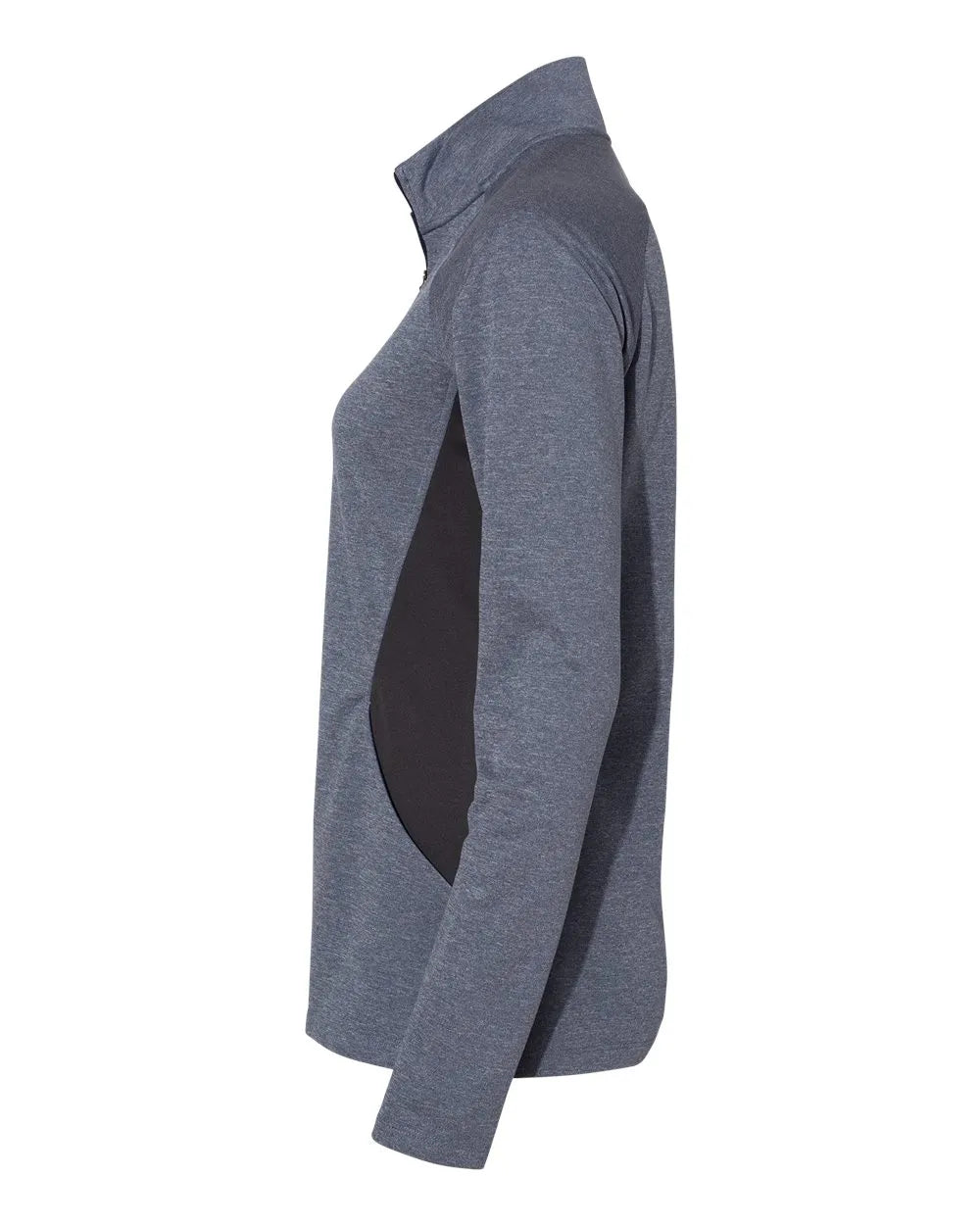 Women's Lightweight Quarter-Zip Pullover collegiate navy heather/ carbon_4