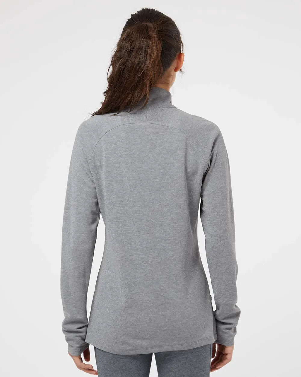 Women's Lightweight Quarter-Zip Pullover grey three heather/ carbon_1