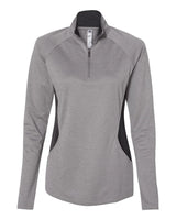 Women's Lightweight Quarter-Zip Pullover grey three heather/ carbon_3