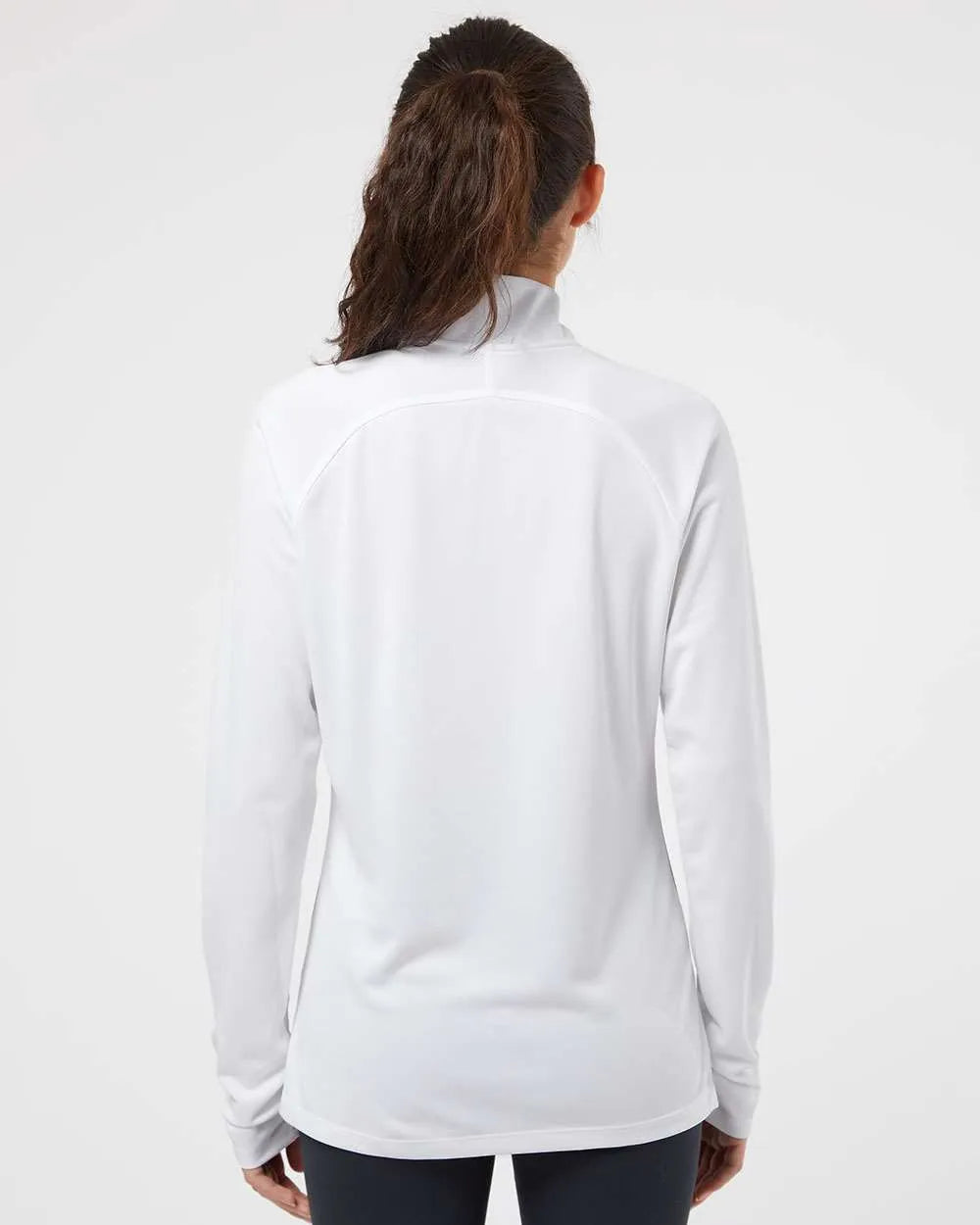 Women's Lightweight Quarter-Zip Pullover white/ carbon_1