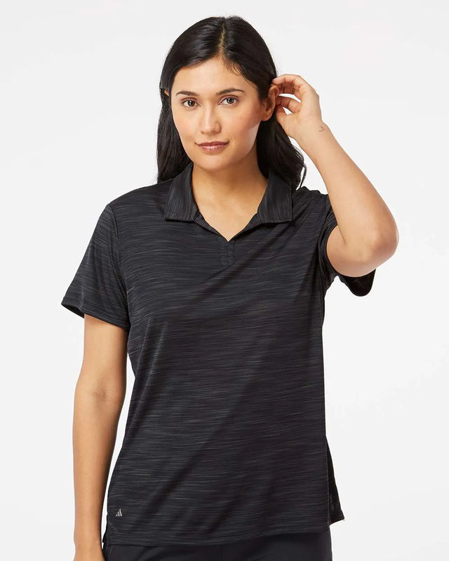 Women's Mélange Polo black melange