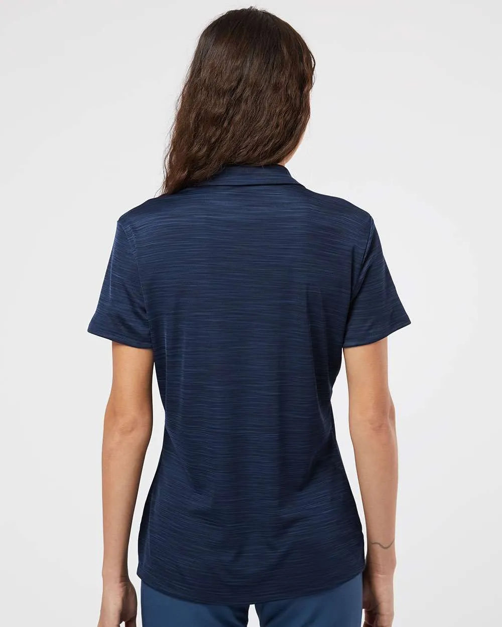 Women's Mélange Polo collegiate navy melange_1