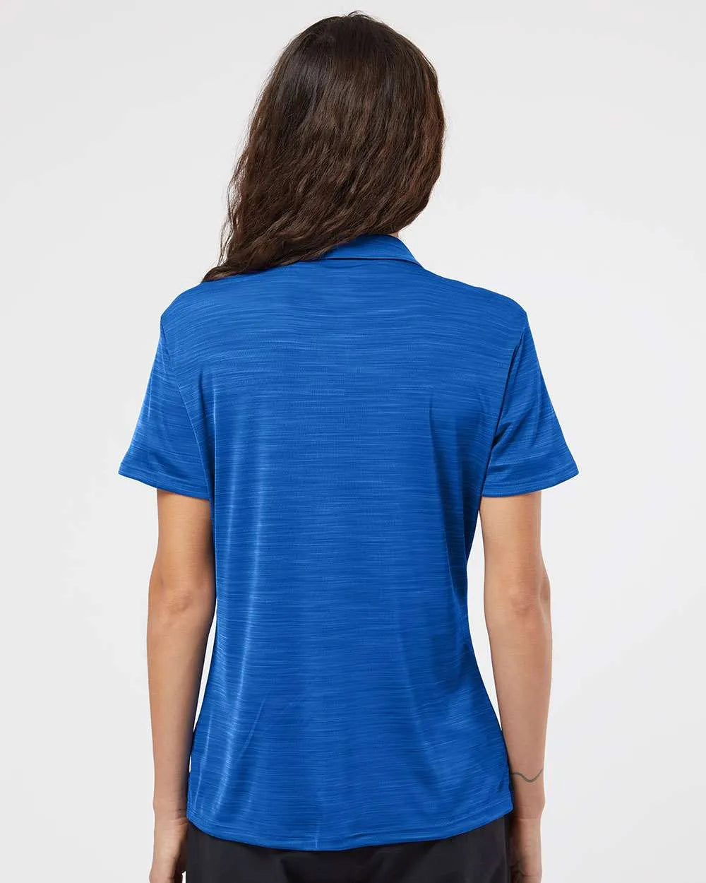 Women's Mélange Polo collegiate royal melange_1