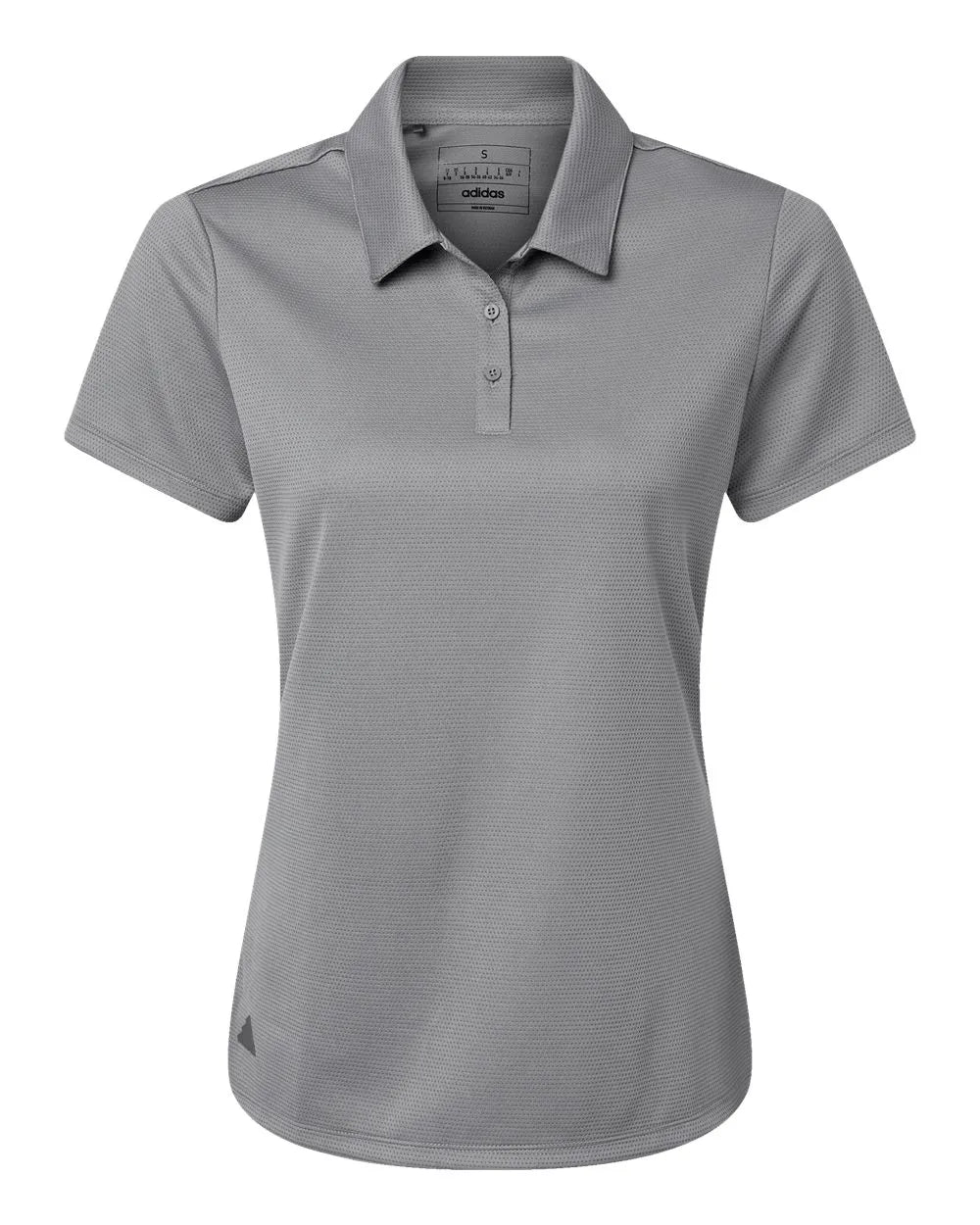 Women's Micro Pique Polo grey three_3