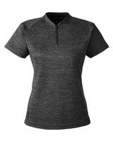 Women's Mission Blade Collar Polo Black Jasper_3