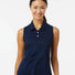 Women's Ottoman Sleeveless Polo collegiate navy