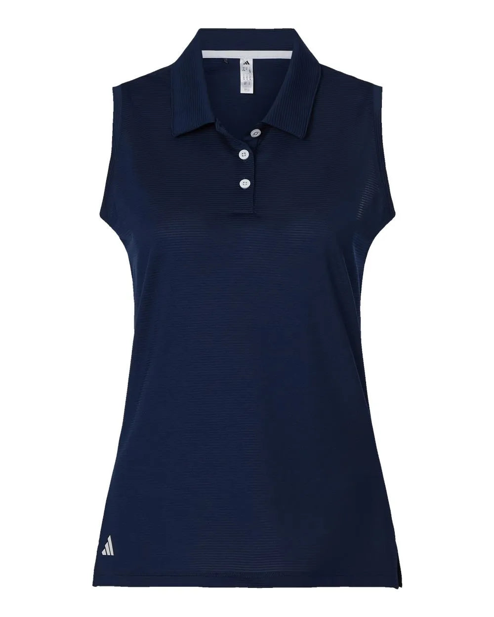 Women's Ottoman Sleeveless Polo collegiate navy_3