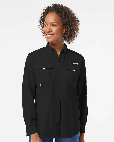 Women's PFG Bahama™ Long Sleeve Shirt Black