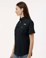 Women's PFG Bahama™ Short Sleeve Shirt Black_1