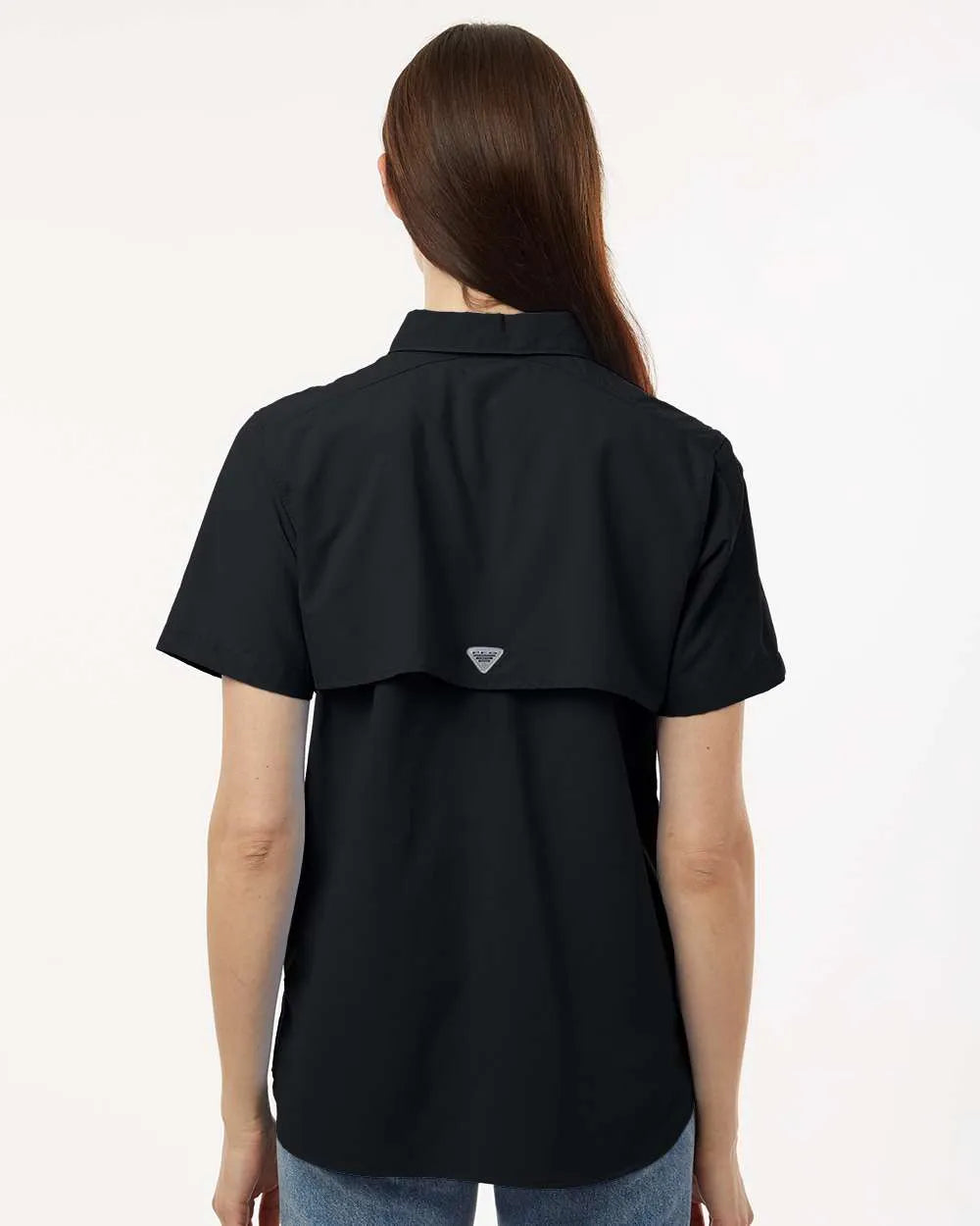 Women's PFG Bahama™ Short Sleeve Shirt Black_2