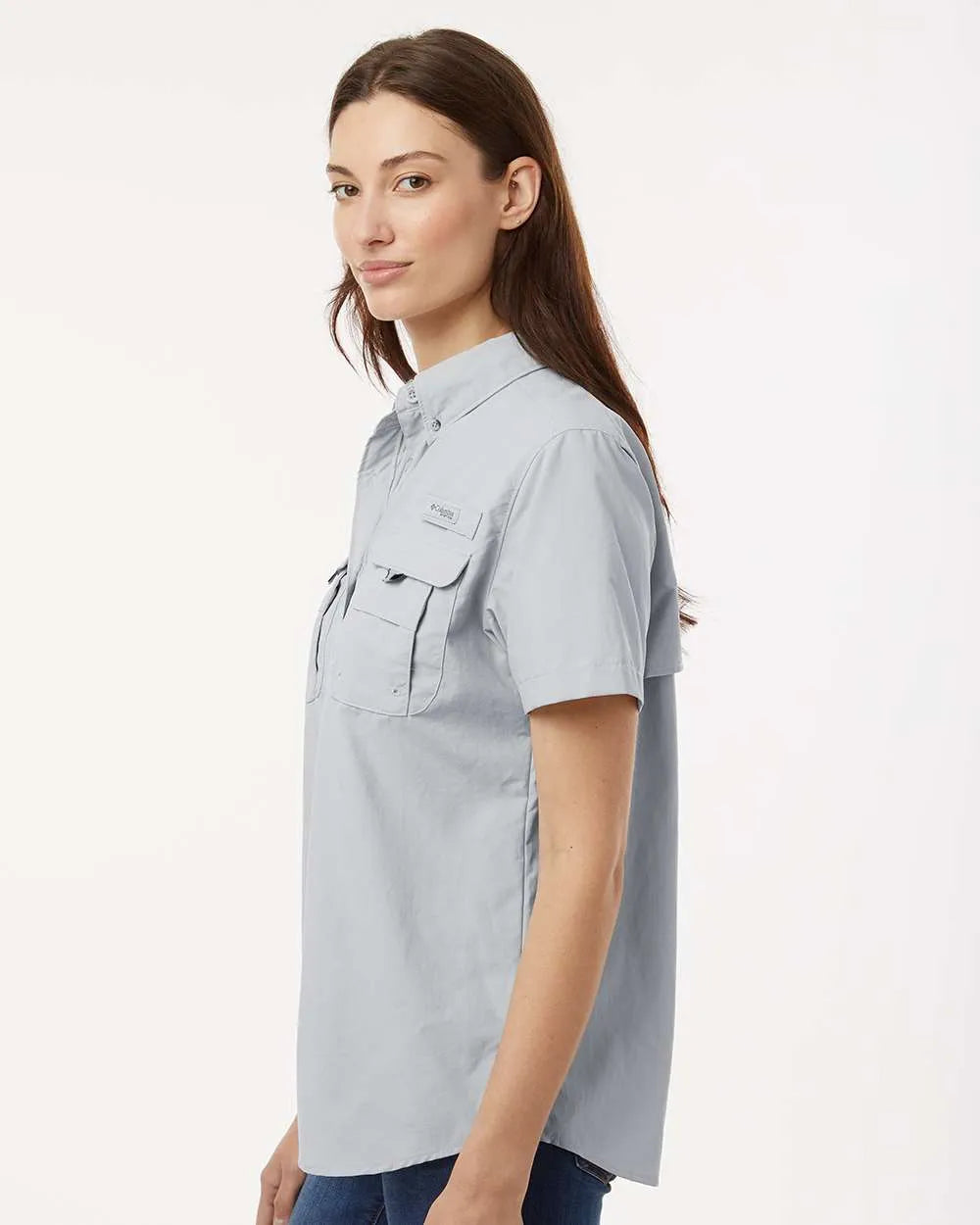 Women's PFG Bahama™ Short Sleeve Shirt Cool Grey_1
