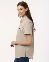 Women's PFG Bahama™ Short Sleeve Shirt Fossil_1