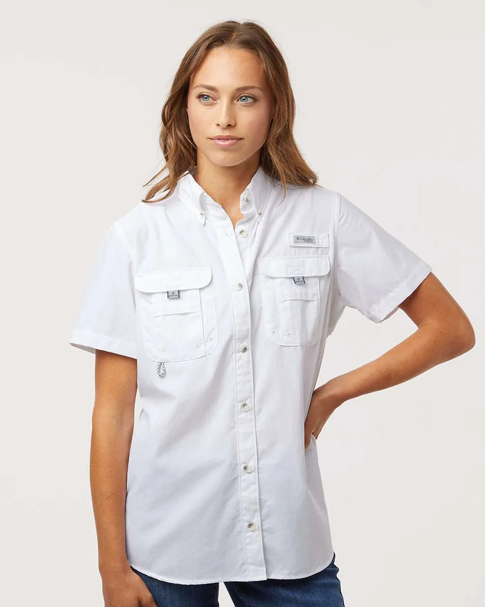 Women's PFG Bahama™ Short Sleeve Shirt White