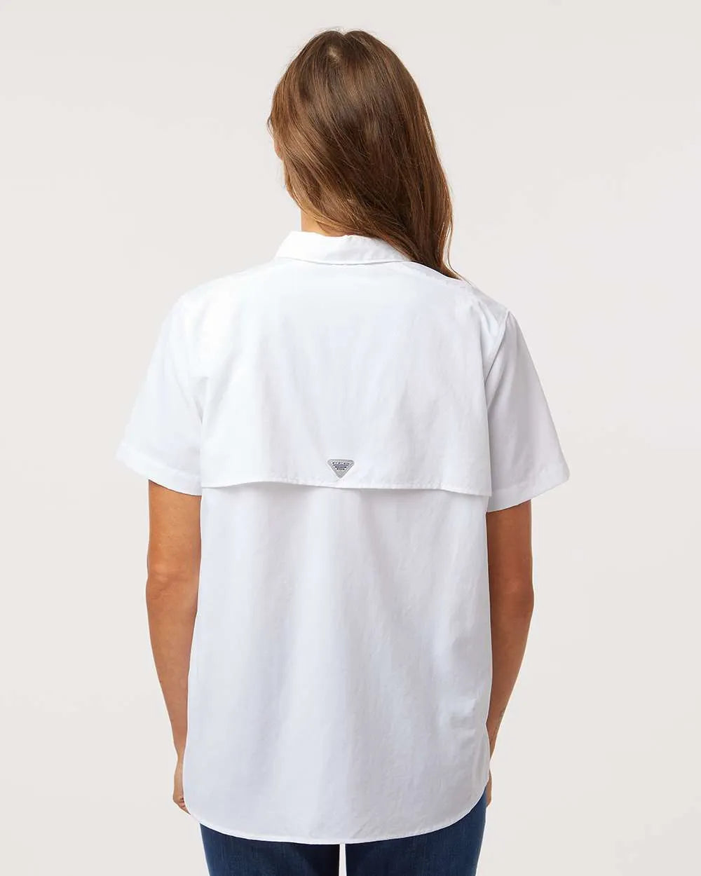 Women's PFG Bahama™ Short Sleeve Shirt White_2