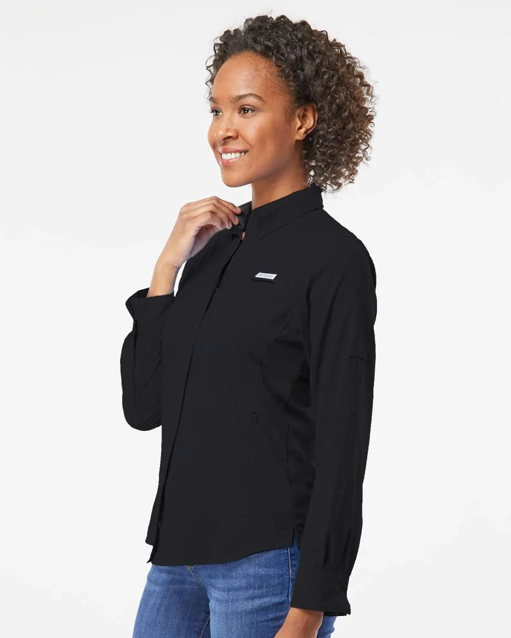 Women's PFG Tamiami™ II Long Sleeve Shirt Black_1