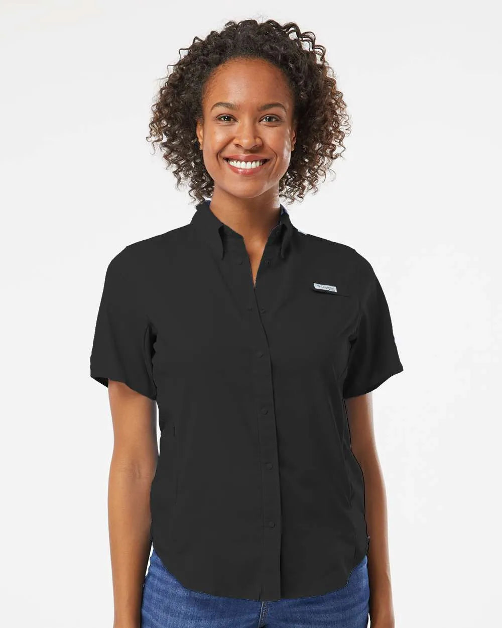 Women's PFG Tamiami™ II Short Sleeve Shirt Black