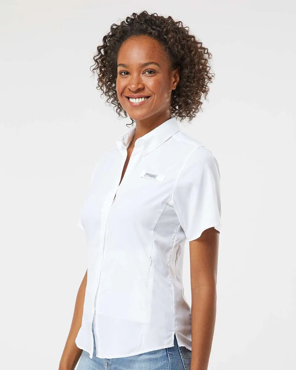 Women's PFG Tamiami™ II Short Sleeve Shirt White_1