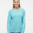 Women's PFG Tidal Tee™ II Long Sleeve Clear Blue/ White