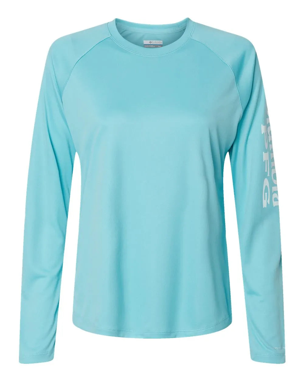 Women's PFG Tidal Tee™ II Long Sleeve Clear Blue/ White_3