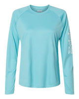 Women's PFG Tidal Tee™ II Long Sleeve Clear Blue/ White_3