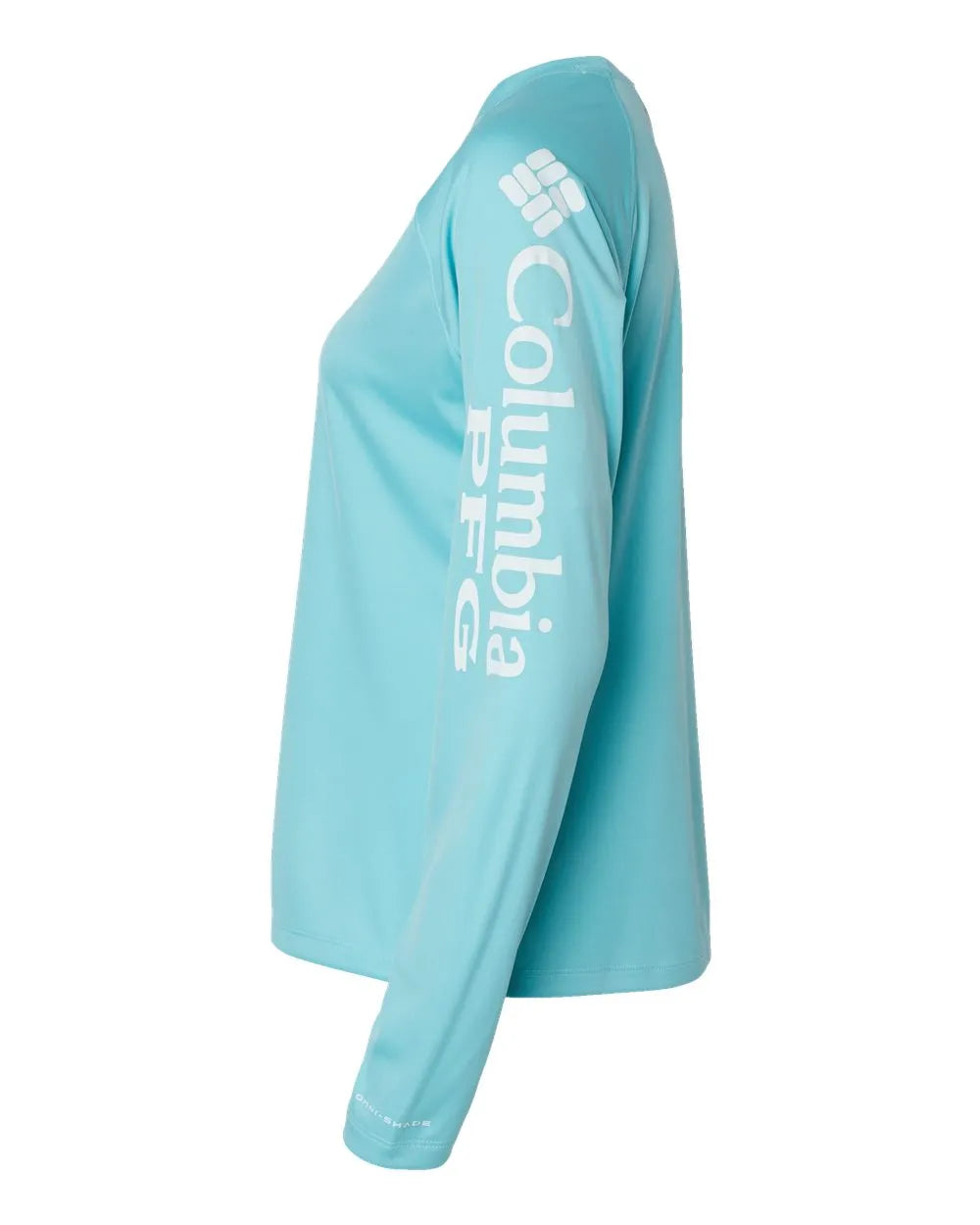 Women's PFG Tidal Tee™ II Long Sleeve Clear Blue/ White_4