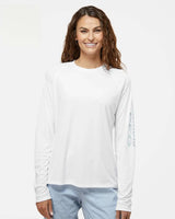 Women's PFG Tidal Tee™ II Long Sleeve White/ Cirrus Grey