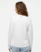 Women's PFG Tidal Tee™ II Long Sleeve White/ Cirrus Grey_2