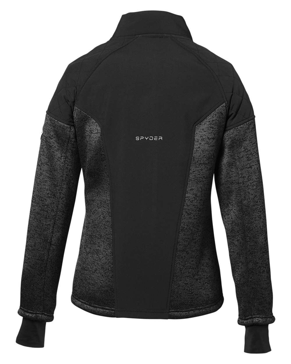 Women's Passage Sweater Jacket Black Powder/ Black_5