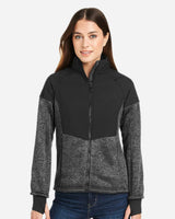 Women's Passage Sweater Jacket Polar/ Black