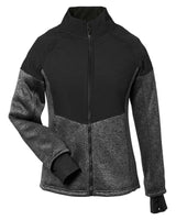 Women's Passage Sweater Jacket Polar/ Black_3