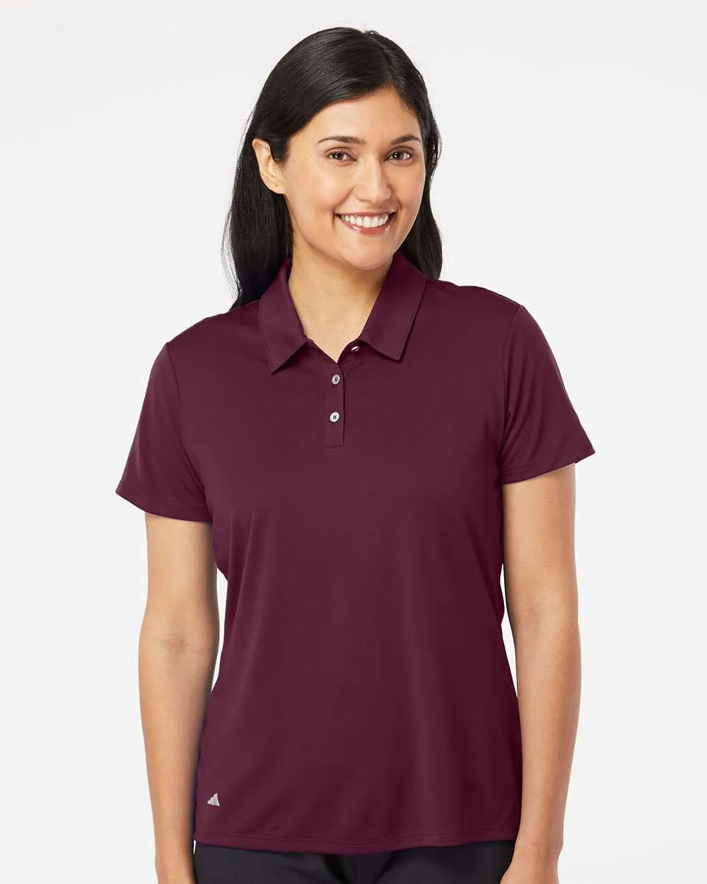 Women's Performance Polo maroon