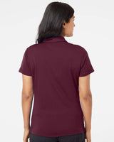 Women's Performance Polo maroon_1