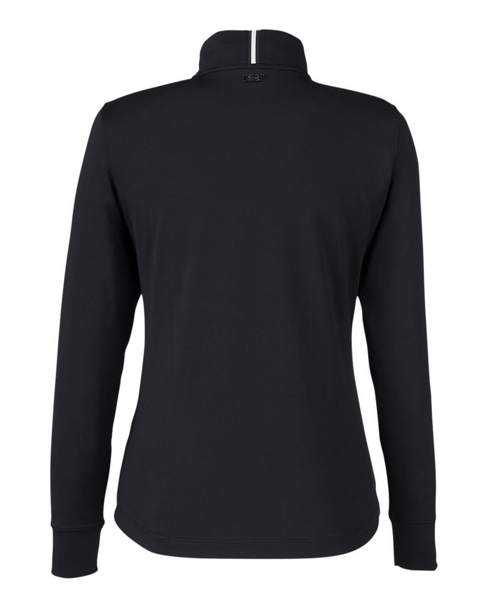 Women's Playoff Quarter-Zip Pullover Black/ MT Silver_5