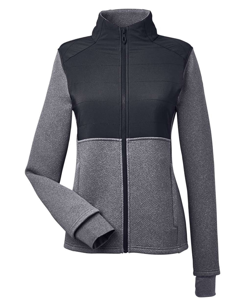 Women's Pursuit Jacket Black Heather/ Black_3