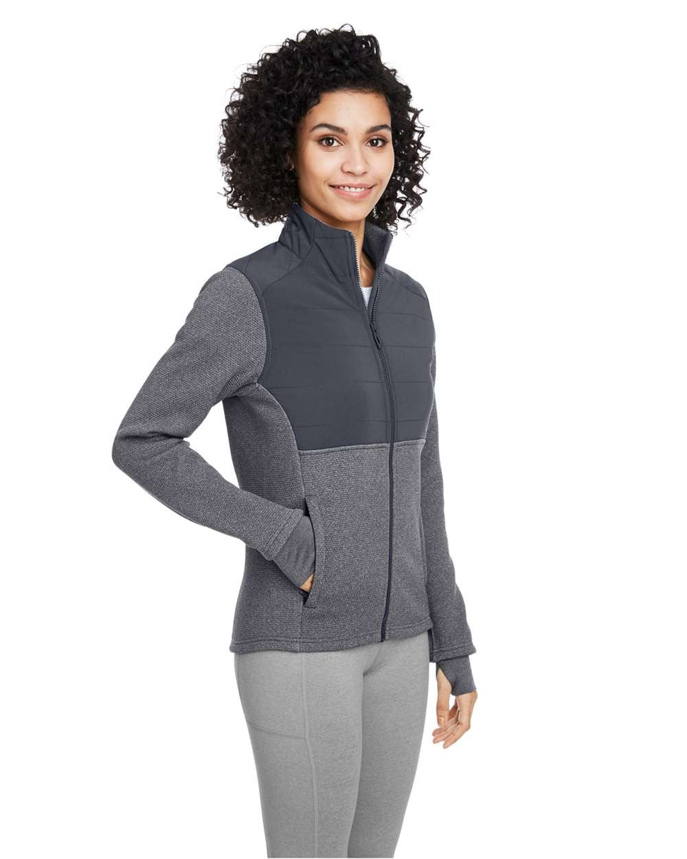 Women's Pursuit Jacket Black Heather/ Polar_1