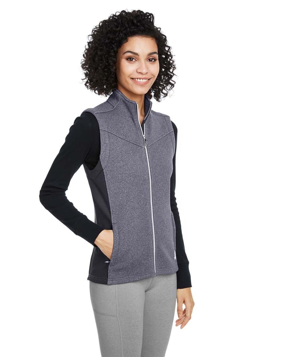 Women's Pursuit Vest Black Heather/ Black_1