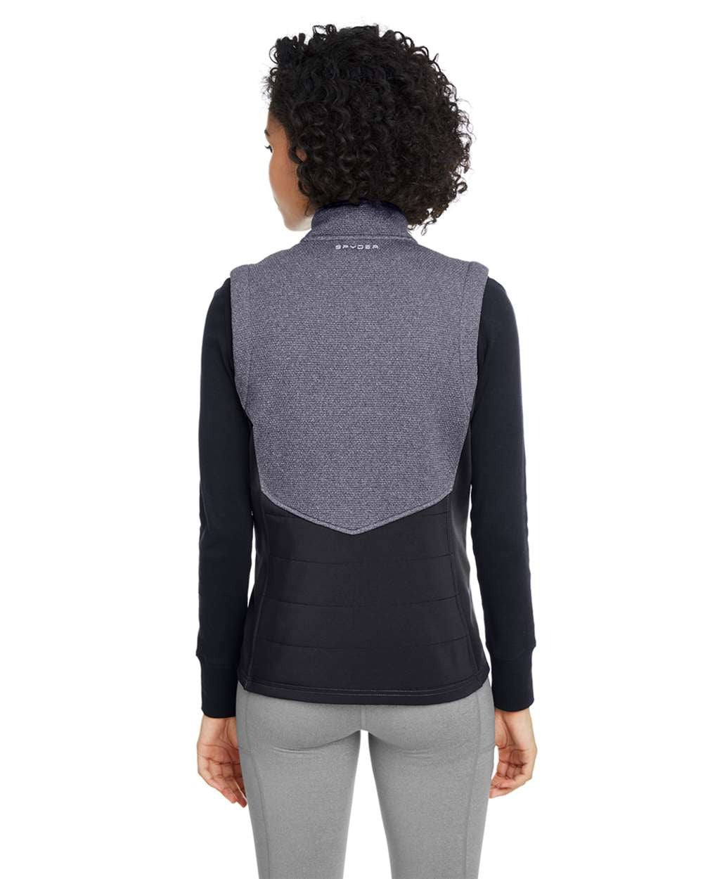 Women's Pursuit Vest Black Heather/ Black_2