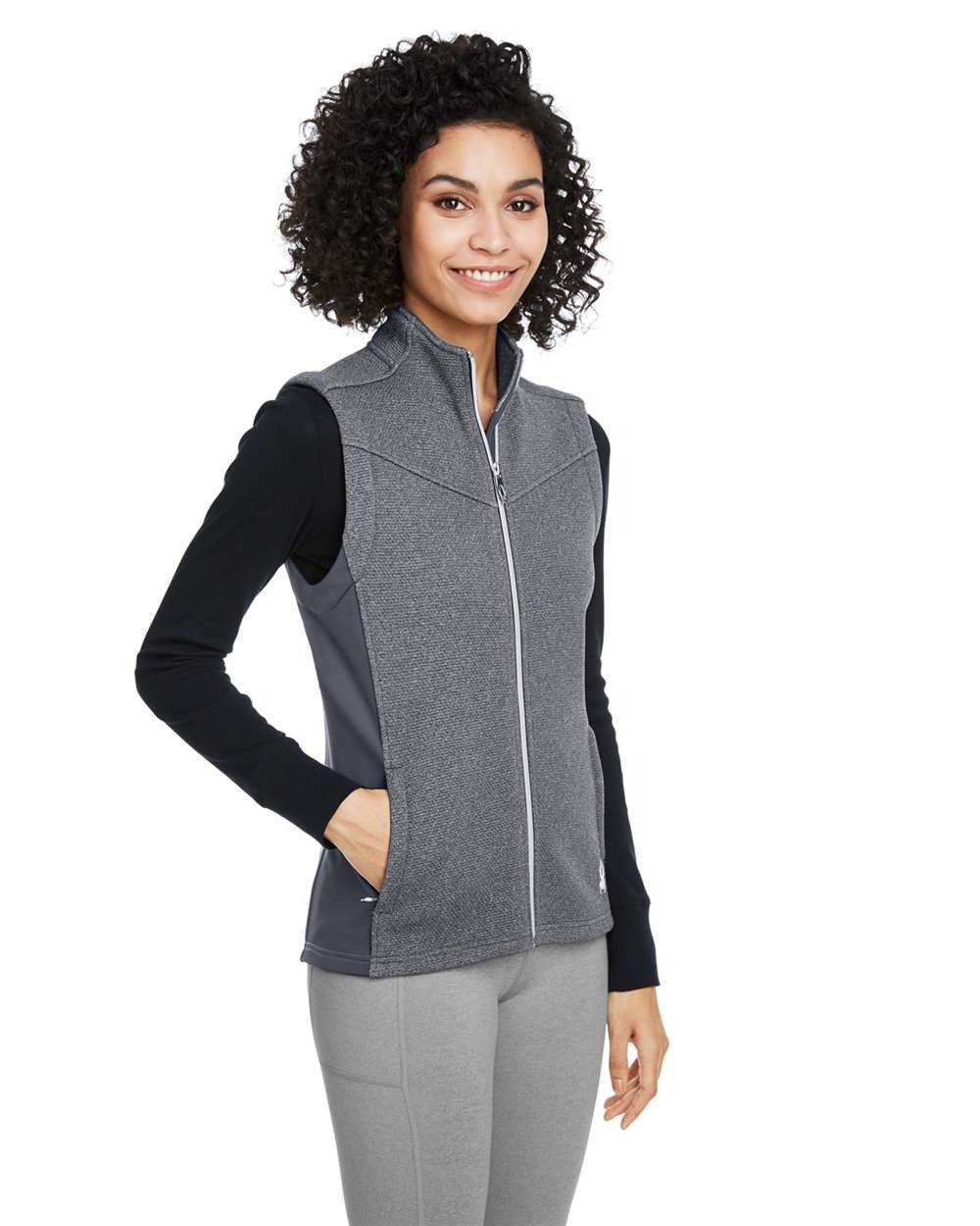 Women's Pursuit Vest Black Heather/ Polar_1