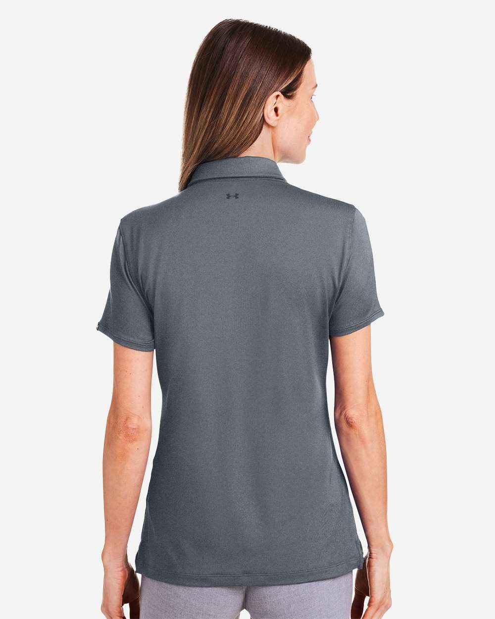 Women's Recycled Polo Castlerock/ White_2